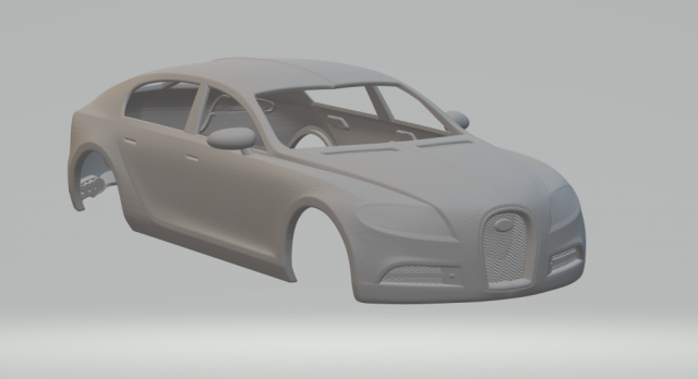 Bugatti Galibier 3D Print Model .c4d .max .obj .3ds .fbx .stl .blend 