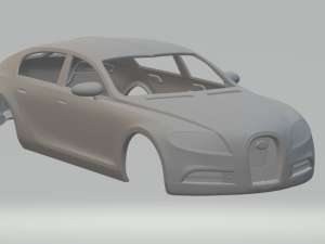 Bugatti Galibier 3D Print Model