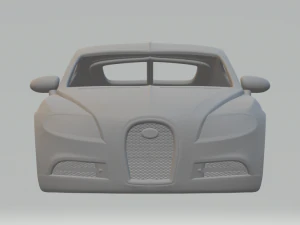 Bugatti Galibier 3D Print Model