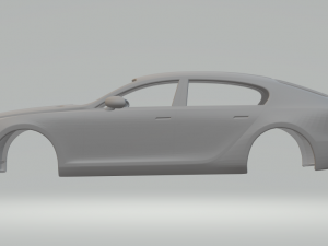 Bugatti Galibier 3D Print Model