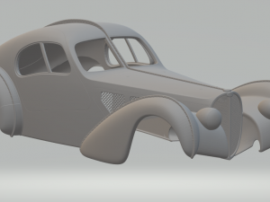 Bugatti atlantic 3D Print Model