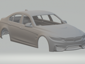 M3 f30 sedan 3Dプリントモデル