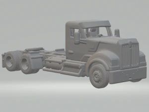 CABINA D&Iacute;A KENWORTH W990 2020 Modelo de impresión 3D