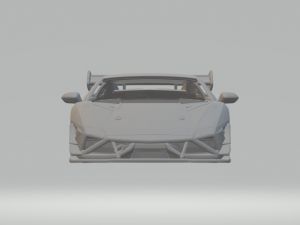 Gallardo LP 570-4 Super Trofeo 3D प्रिंट मॉडल