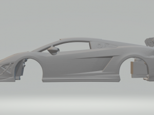 Gallardo LP 570-4 Super Trofeo 3D प्रिंट मॉडल