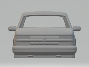 Chevrolet silverado 1988 Modèles 3D en vedette