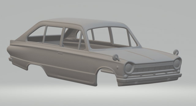 Mitsubishi colt mk3 3D Print Model .c4d .max .obj .3ds .fbx .stl .blend 