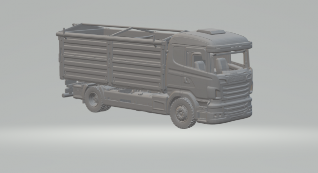 Scania 114 grain 3D-Druckmodell .c4d .max .obj .3ds .fbx .stl .blend 