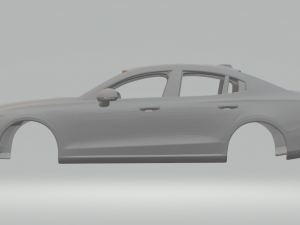 Volvo s60 Model Cetak 3D