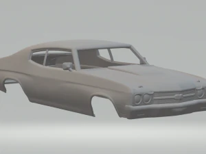 Chevrolet Chevelle Mk2 SS 396 coupe z twardym dachem 70 Model do druku 3D