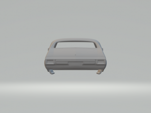 Chevrolet Chevelle Mk2 SS 396 hardtop coupe 70 3D 프린트 모델