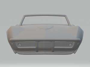 Chevrolet corvette 68 Model Cetak 3D