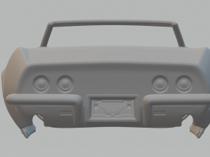 Chevrolet corvette 68 Model Cetak 3D