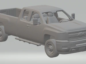 Długie ł&oacute;żko CHEVROLET silverado Model do druku 3D