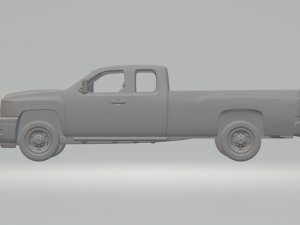 CHEVROLET silverado long bed Model do druku 3D