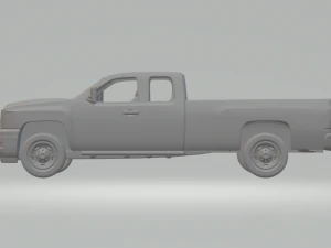 CHEVROLET silverado long bed 3D Print Model