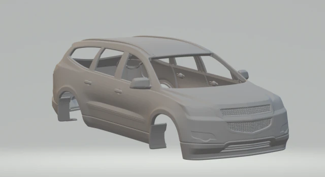 CHEVROLET traverse 3D Print Model .c4d .max .obj .3ds .fbx .stl .blend 