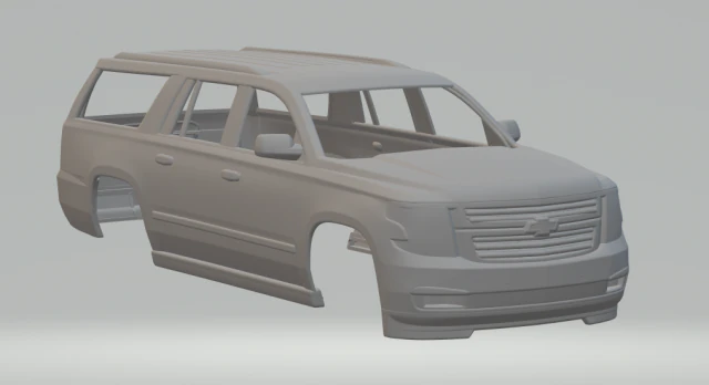 Chevrolet suburban 3D Print Model .c4d .max .obj .3ds .fbx .stl .blend