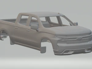 Chevrolet silverado zl71 3D Baskı Modeli