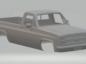 Шевроле Сільверадо 3D Принт Модель