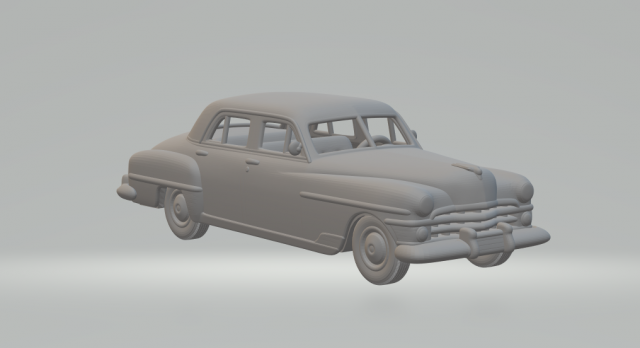Chrysler new yorker mk3 3Dプリントモデル .c4d .max .obj .3ds .fbx .stl .blend 