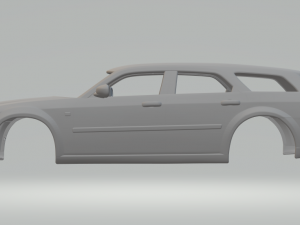 Chrysler 300c touring 2009 Modèles 3D en vedette
