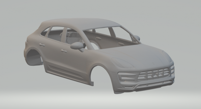 Porsche Macan Modelo de impresión 3D .c4d .max .obj .3ds .fbx .stl .blend 