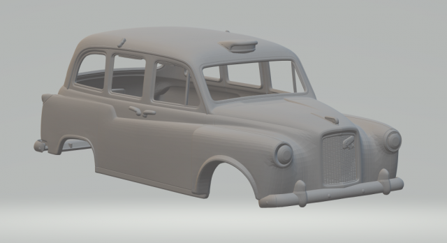 Austin FX4 3D-Druckmodell .c4d .max .obj .3ds .fbx .stl .blend 