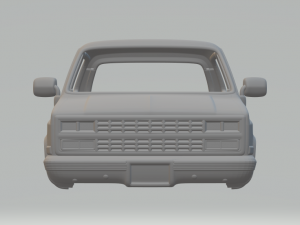 Chevrolet Blazer mk2 k5 1989 3D-Druckmodell