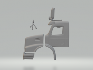 Volvo vhd cabin Modelo de impresión 3D