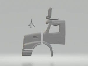 Volvo vhd cabin 3D Print Model