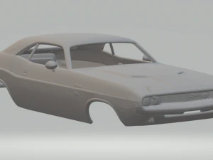 Dodge Challenger 1970 3D Baskı Modeli