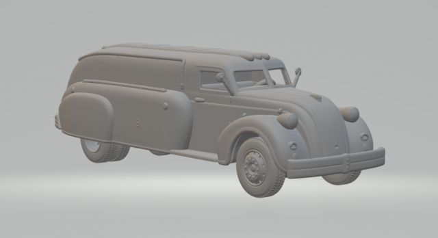 Dodge airflow tank truck 1938 Modelo de impresión 3D .c4d .max .obj .3ds .fbx .stl .blend 