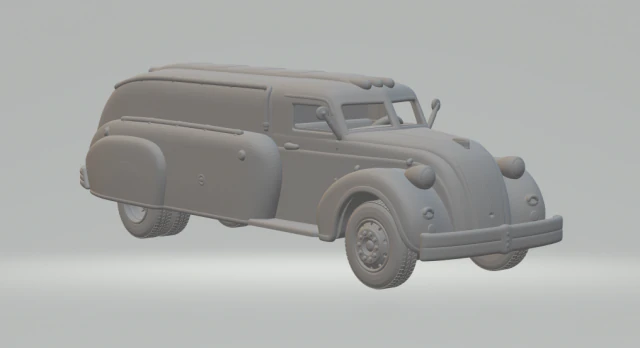 Dodge airflow tank truck 1938 3D Print Model .c4d .max .obj .3ds .fbx .stl .blend 
