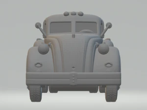 Dodge airflow tank truck 1938 3D Print Model