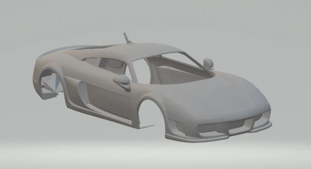 Noble 600 3D Print Model .c4d .max .obj .3ds .fbx .stl .blend 