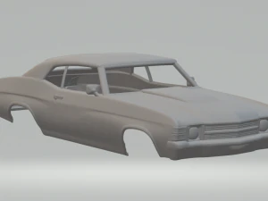 Chevrolet Chevelle Mk2 SS 45 кабріолет 71 3D Принт Модель