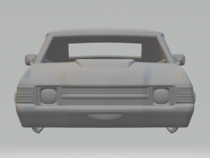 Chevrolet Chevelle Mk2 SS 45 convertible 71 3Dプリントモデル