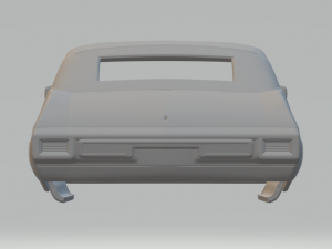 Chevrolet Chevelle Mk2 SS 45 convertible 71 3Dプリントモデル