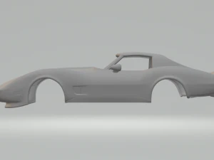 Chevrolet corvette stingray 1980 3D Print Model