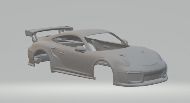 Porsche 911 gt2 Modelo de impresión 3D .c4d .max .obj .3ds .fbx .stl .blend 