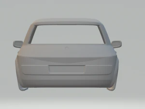 Renault megane 4 doors 3D Print Model