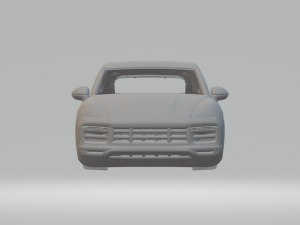 Porsche cayenne 2018 3Dプリントモデル
