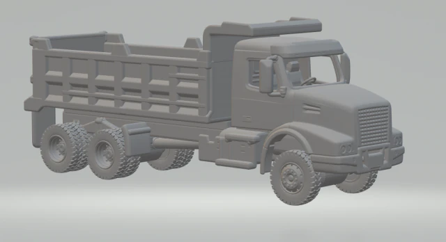 Volvo vhd 3D Print Model .c4d .max .obj .3ds .fbx .stl .blend 
