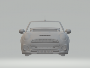 Minicooper convertible 3D 프린트 모델