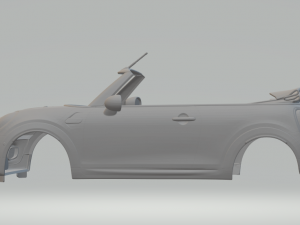 Minicooper convertible 3D 프린트 모델