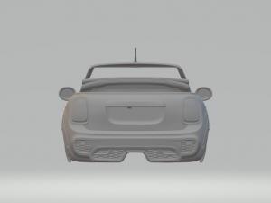 Minicooper convertible 3D 프린트 모델