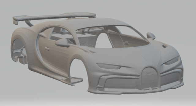 Bugatti chiron sport Modelo de impresión 3D .c4d .max .obj .3ds .fbx .stl .blend 