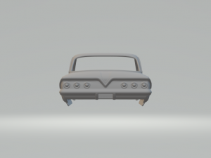 Chevrolet impala 61 3D प्रिंट मॉडल