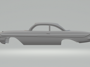 Chevrolet impala 61 3D प्रिंट मॉडल
